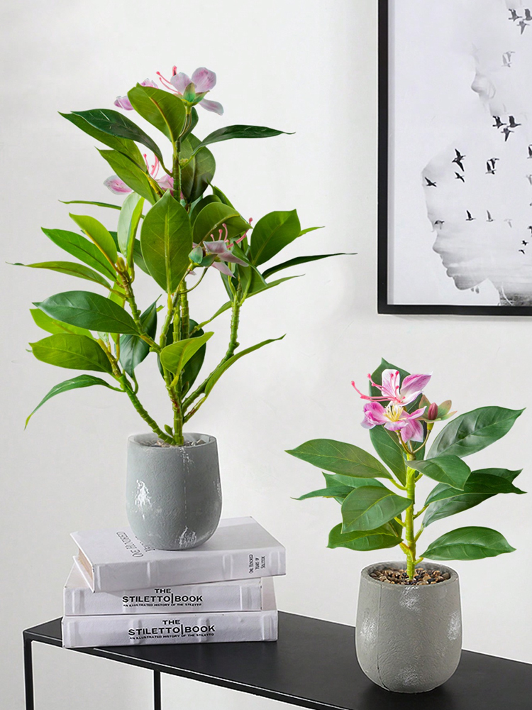 21-40cm Artificial Azaleas Pla - Snake Plant ulasan dan harga
