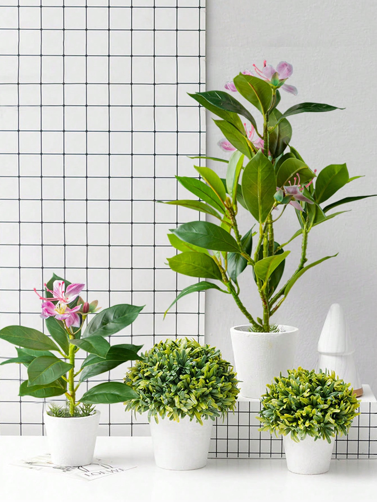 21-40cm Artificial Azaleas Pla - Snake Plant ulasan dan harga