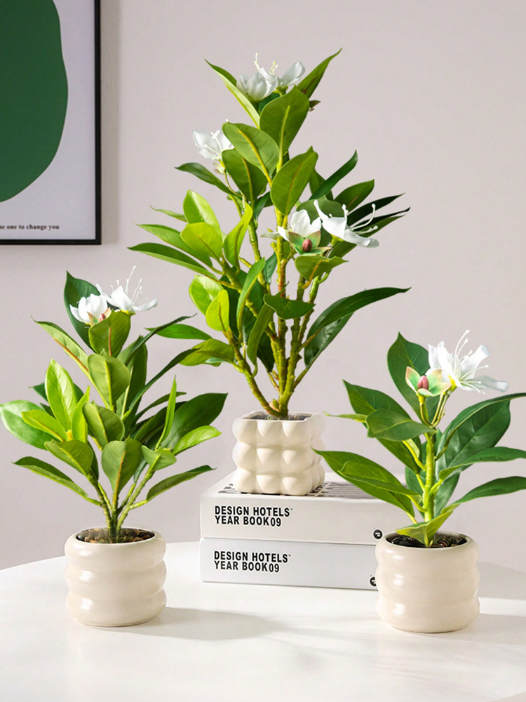21-40cm Artificial Azaleas Pla - Snake Plant ulasan dan harga