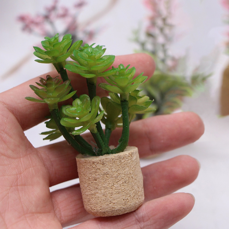 1:12 Dollhouse Simulation Flow - Plant Pot ulasan dan harga