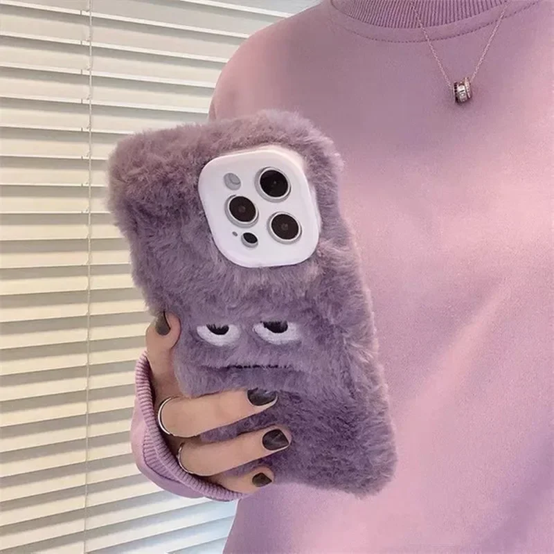 Cute Monster Plush Fluffy Phon - Monstera ulasan dan harga