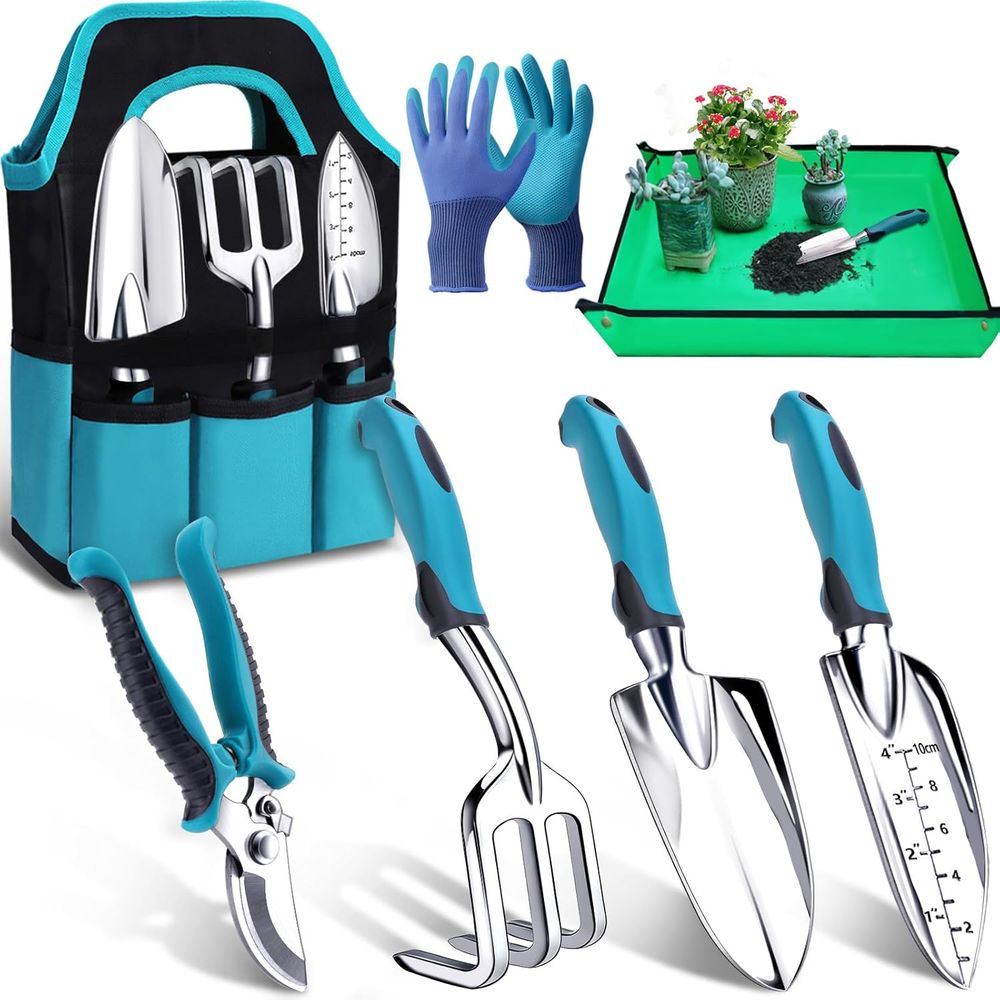 Durable 7-Piece Gardening Tool - Repotting Mat ulasan dan harga