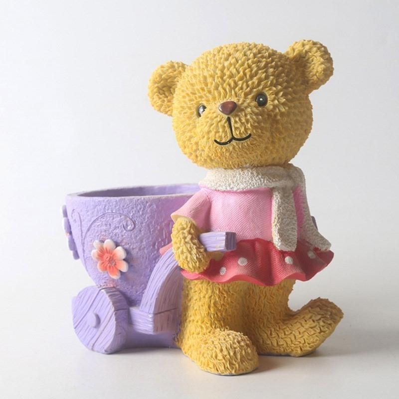 Lovely Bear Gypsum Silicone Mo - Terracotta Pot ulasan dan harga