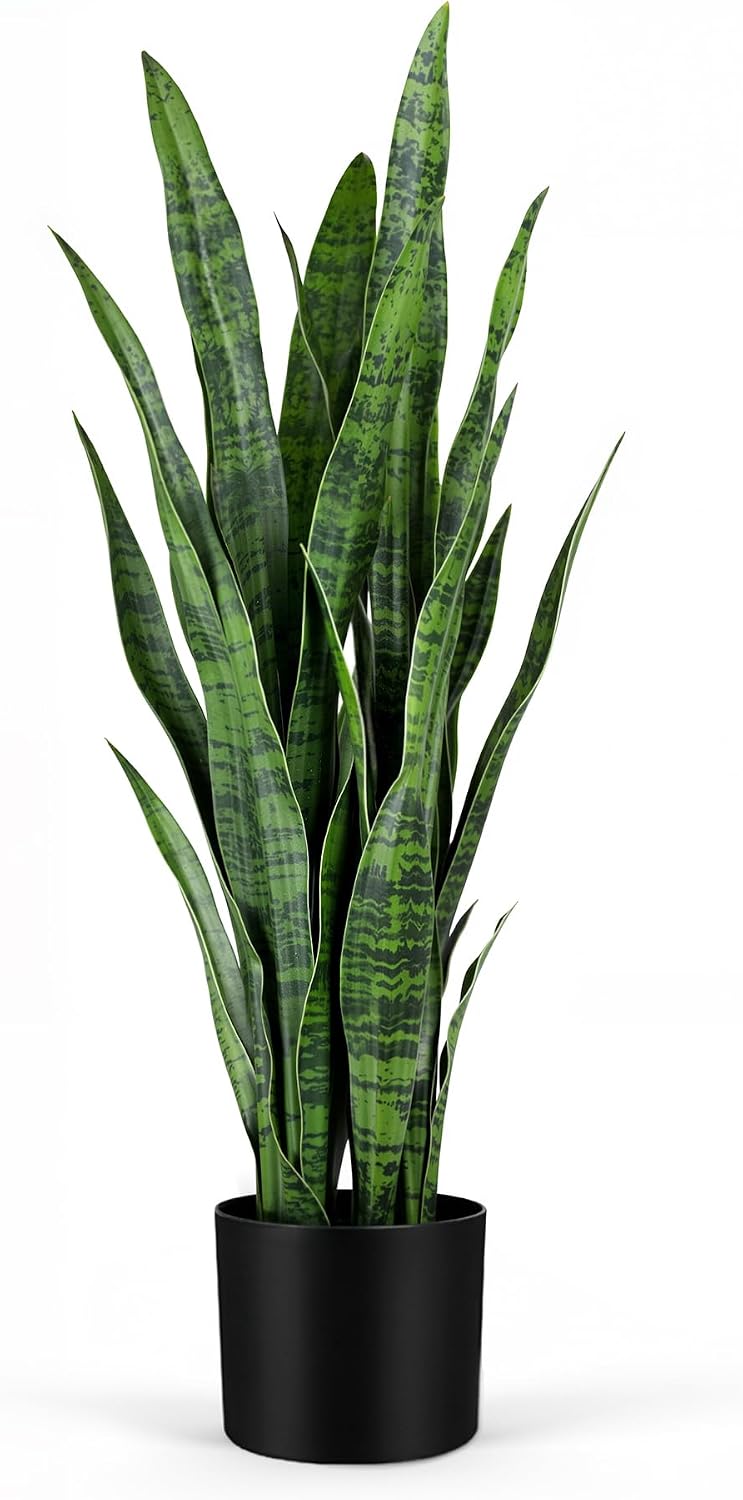Artificial Snake Plant, 35in G - Snake Plant ulasan dan harga
