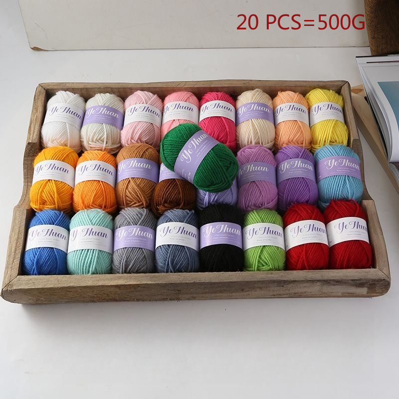 20 PCS 500g Thick Soft Knittin - Repotting Mat ulasan dan harga
